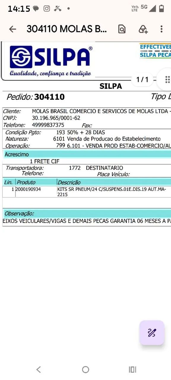 Kit graneleiro 