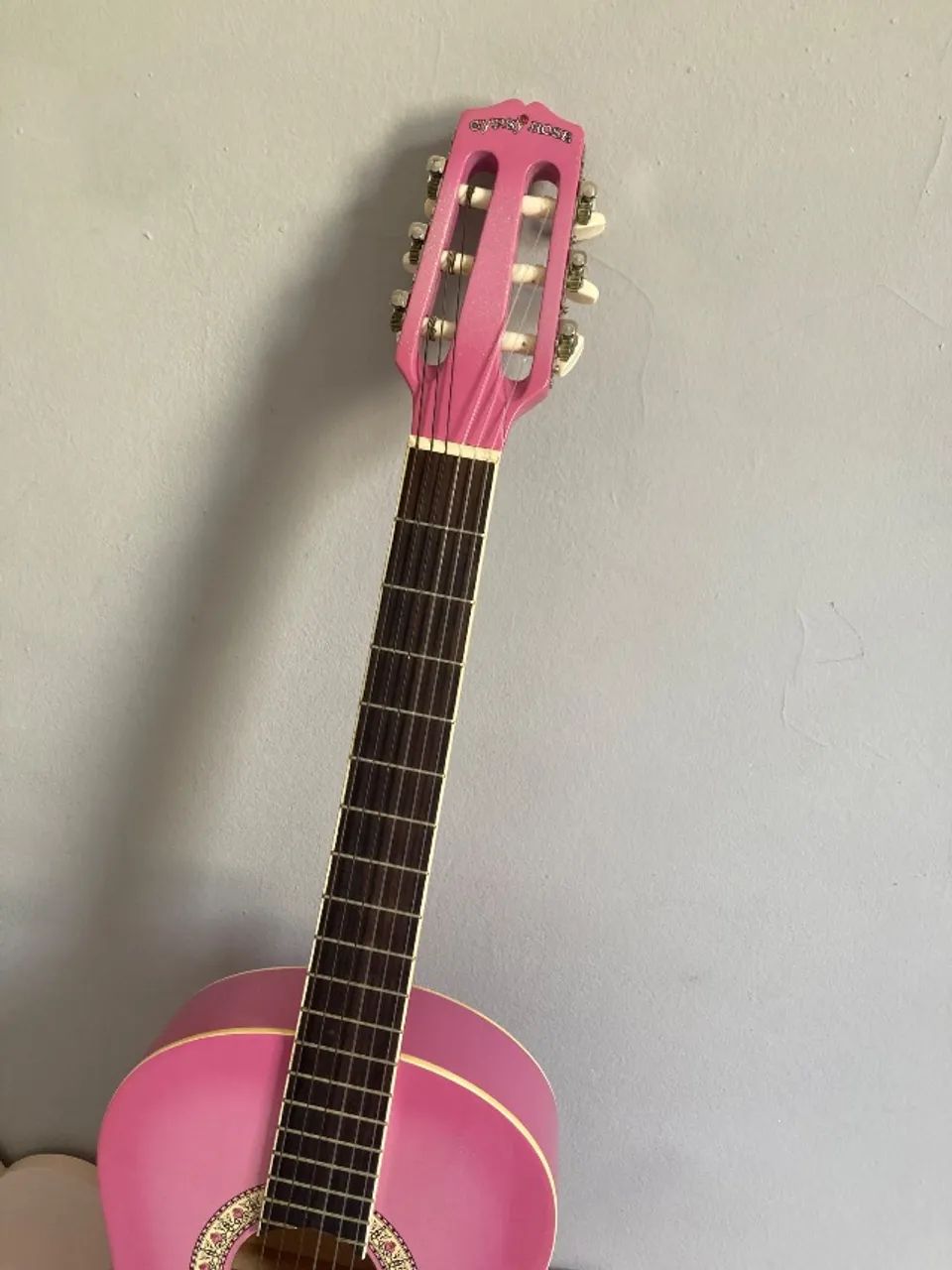 Violão infantil rosa  - Foto 4