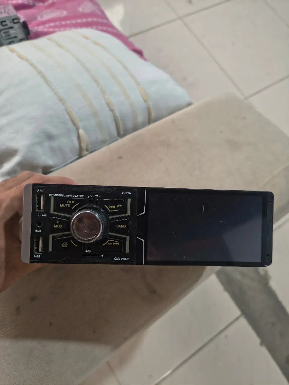 Central Multimídia MP5 Player 1 Din - Tela 4" Touch com Bluetooth