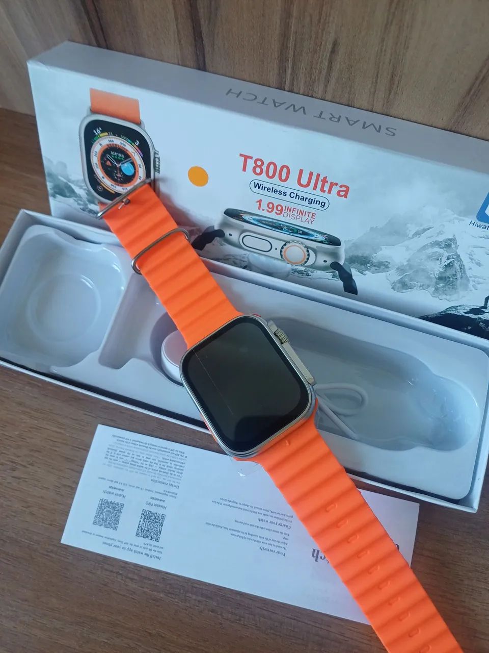 Smartwatch ultra laranja  - Foto 4