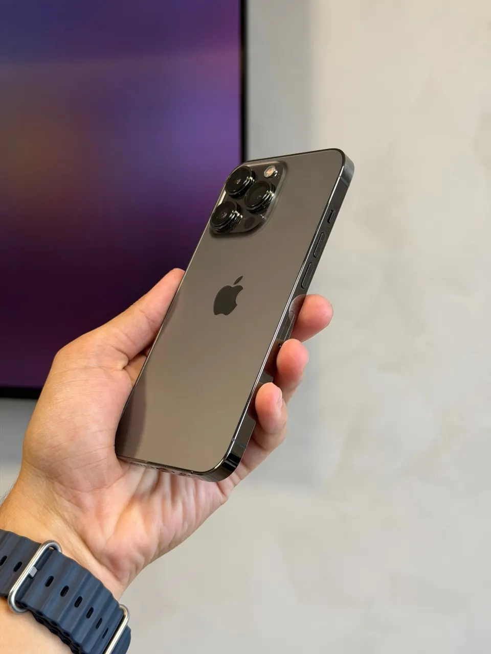 iPhone 13 Pro 256gb Grafite Seminovo Excelente - Celulares e