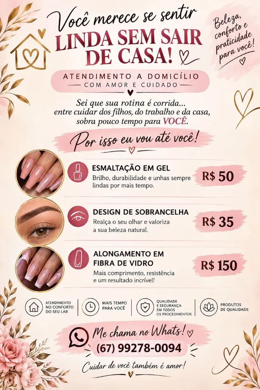 Nail Designer /Designer de Sobrancelhas
