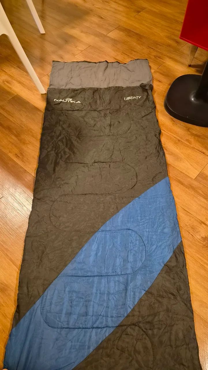 Saco de dormir nautika. Temperatura 4 a 10 °C. Inclui capuz. Medida 210 (180 + 30) x 76 cm - Foto 3