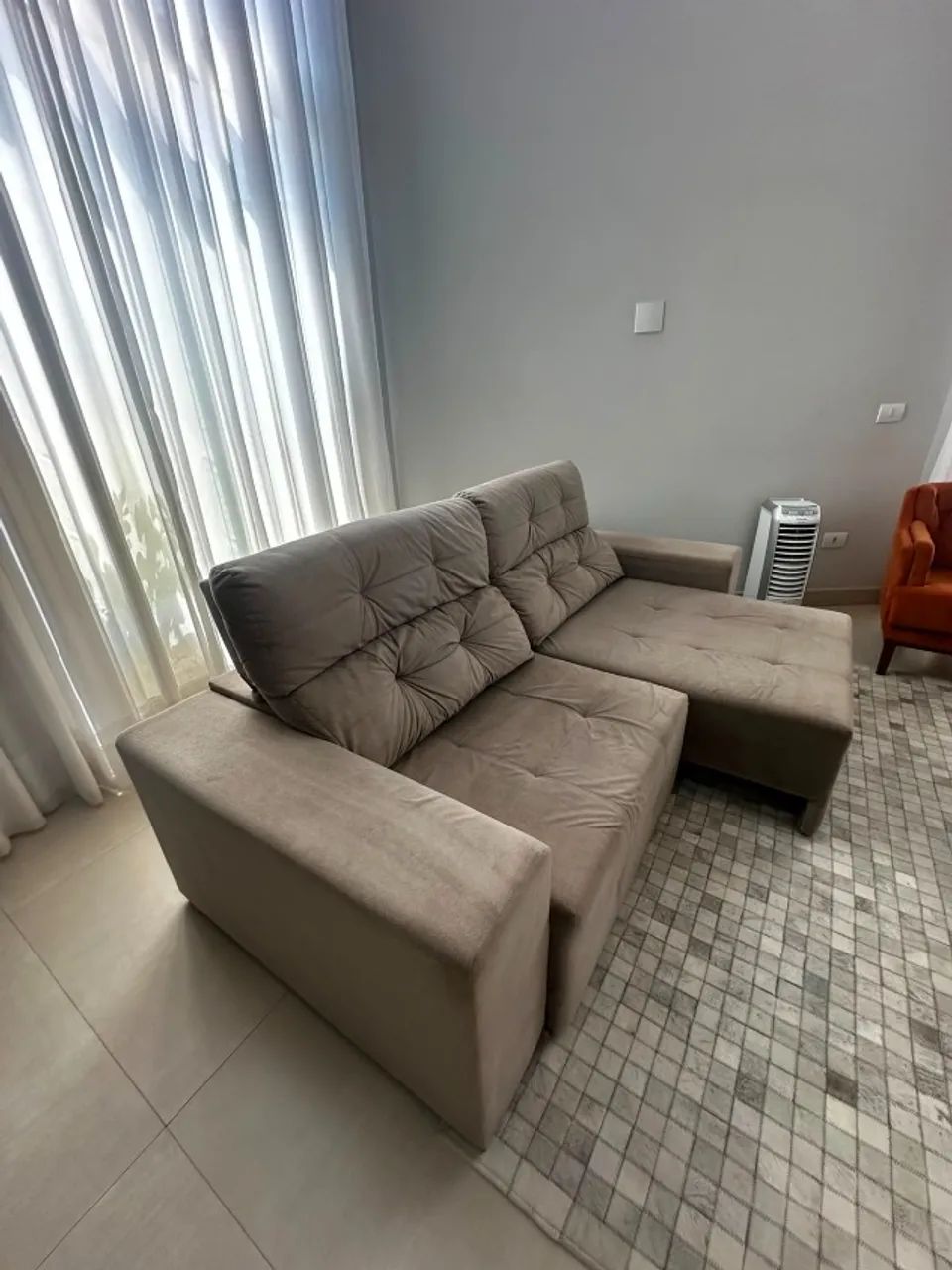 SOFÁ ( ADEQUATTA ) RETRATIL E RECLINAVEL 2,45m  - Foto 2