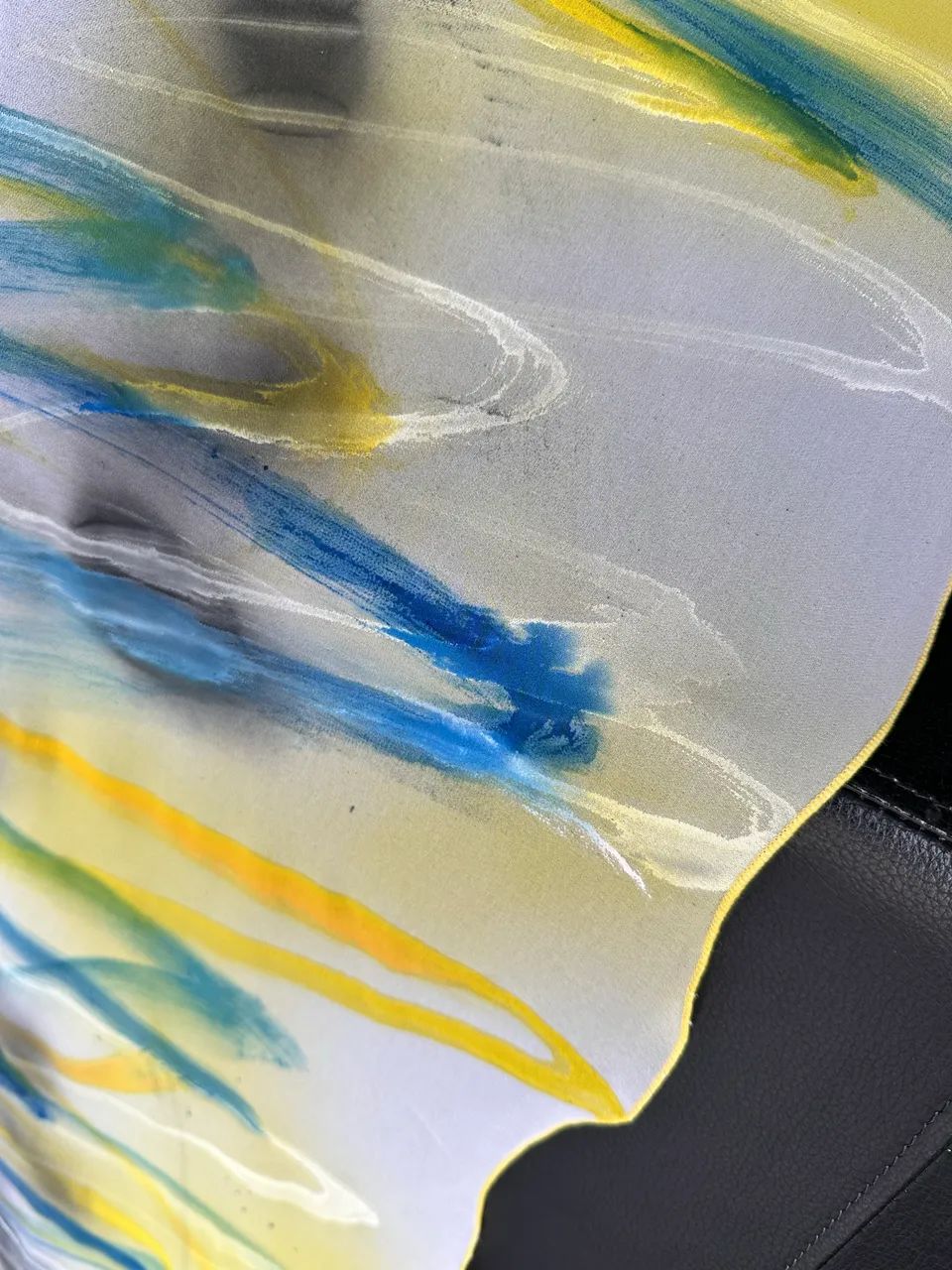 Echarpe italiana pintada a mão  - Foto 5