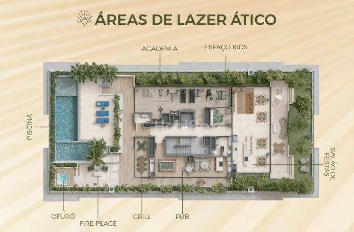 Apartamento com 3 dormitórios à venda - Campeche - Florianópolis/SC - Foto 5