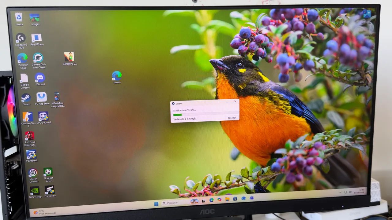 MONITOR 200HZ com Braço mecanico