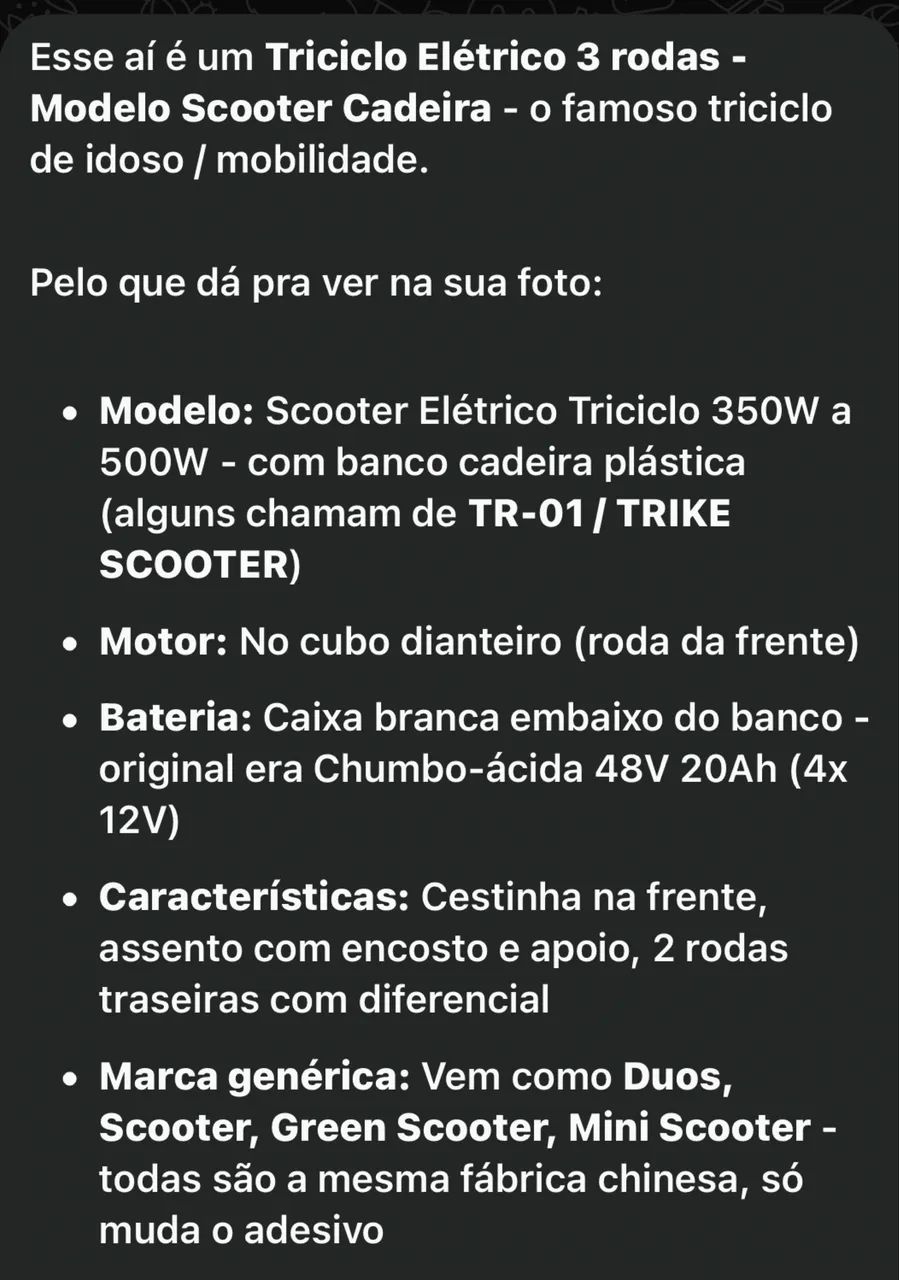 TRICICULO ELÉTRICO  - Foto 3