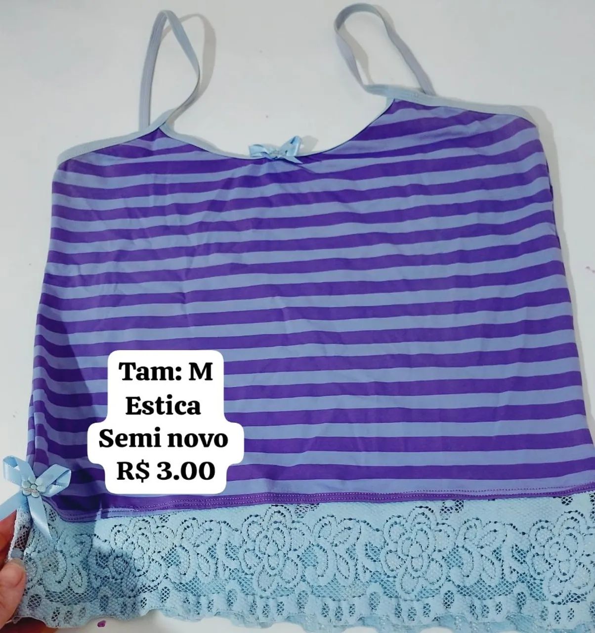 Lote blusa feminina Tam: M . - Foto 3