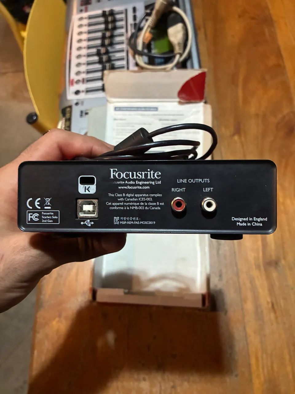 Placa de audio focusrite scarlett solo - Foto 6