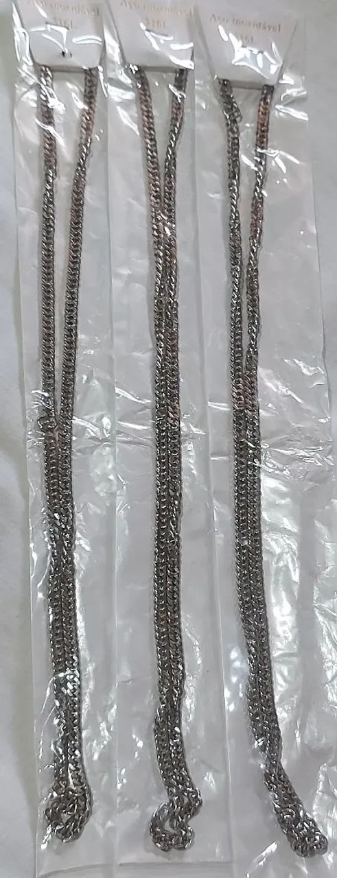 Cordões aço inoxidável novos - Foto 2