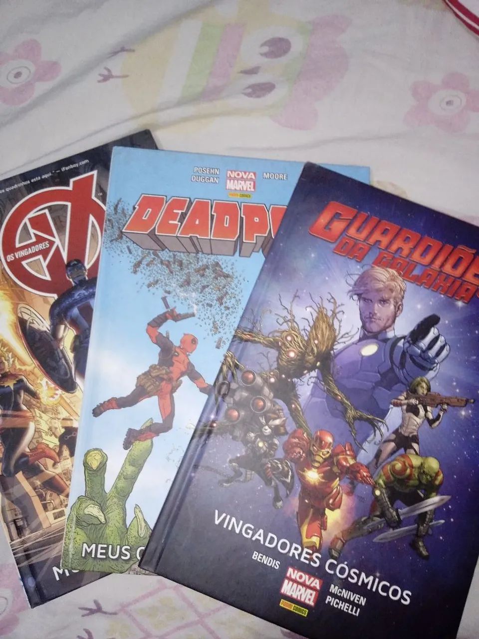 Lote Hqs Nova Marvel, Deadpool, Guardiões da Galáxia e Vingadores 