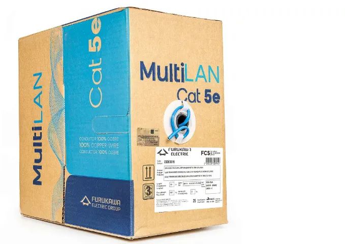 caixa de cabo cat5e furukawa multilan