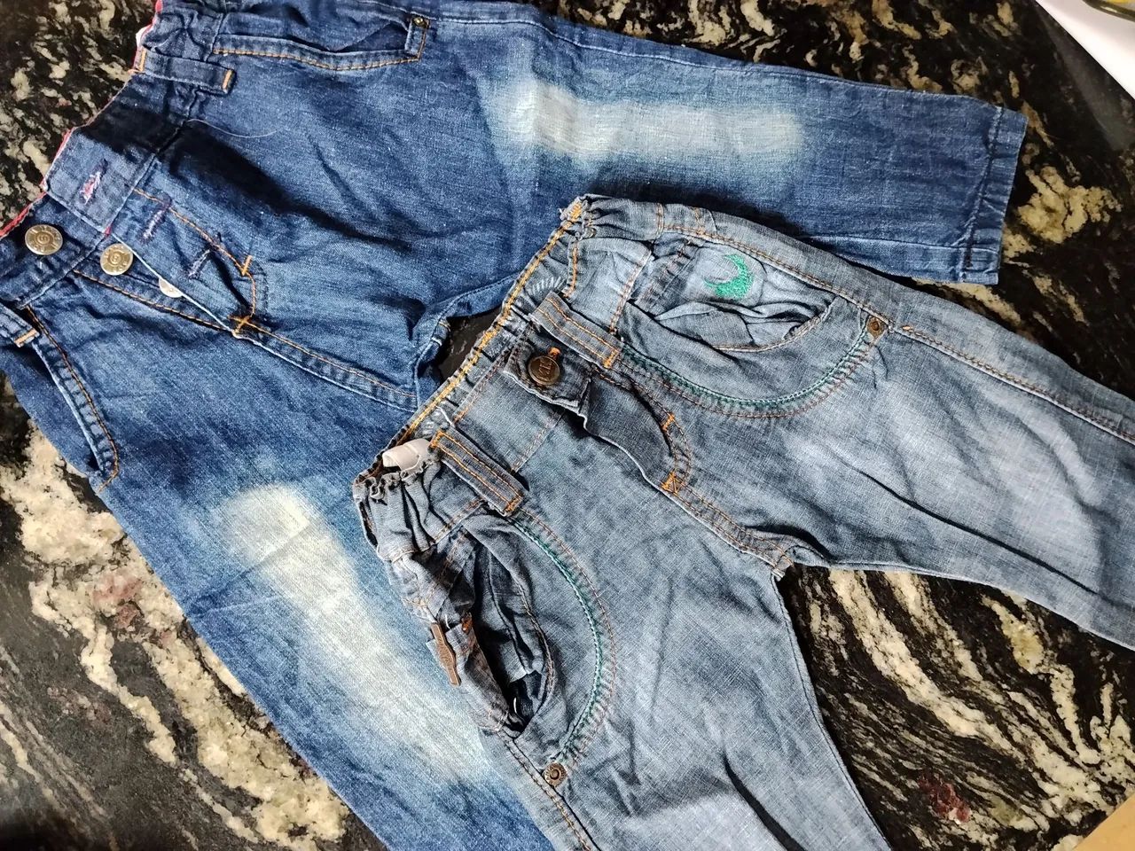 Calças e shorts jeans de marca (desapego) - Foto 4