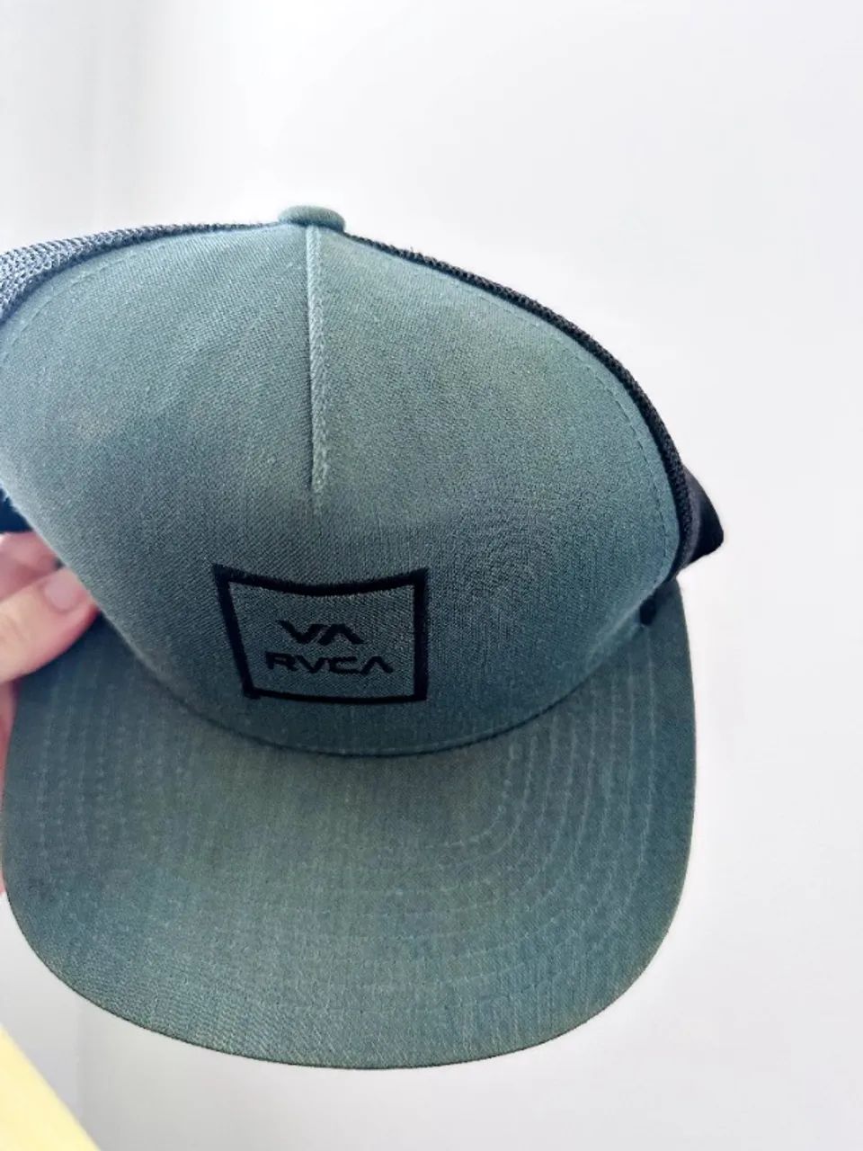 Boné RVCA Snapback com Mesh Importado Verde, versão japonesa - Foto 4
