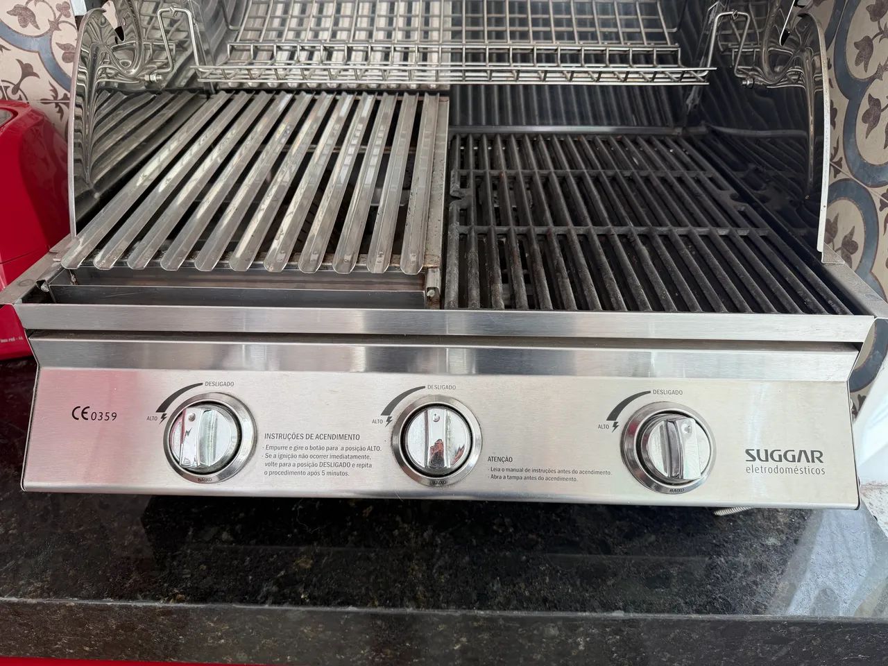 Churrasqueira de bancada a gás Suggar  - Foto 4