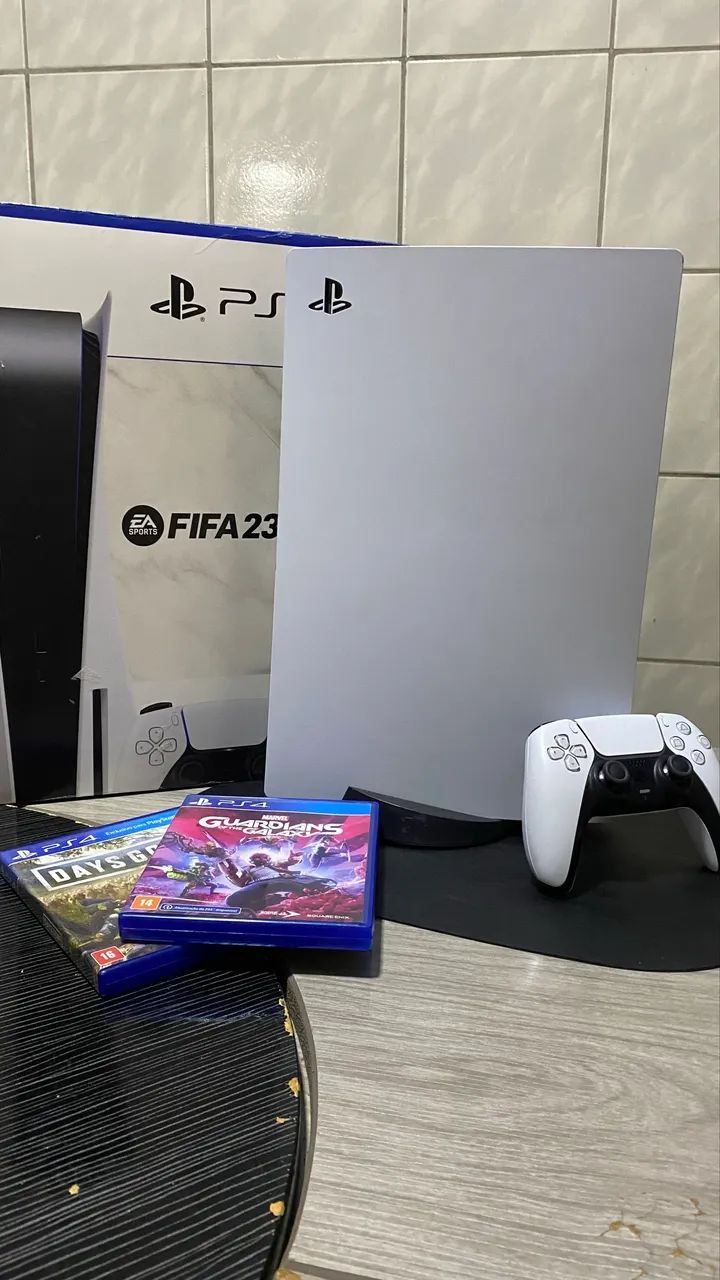 Ps5 + 2 jogo ( Vendo ou Troco Switch 2 ) - Foto 2