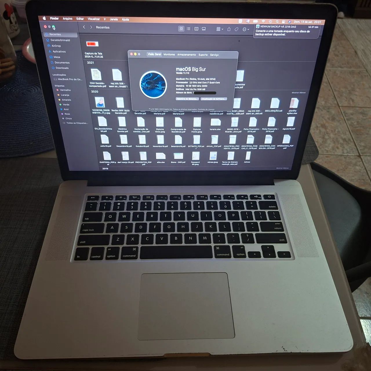 Vendo MacBook Pro 15" 2014