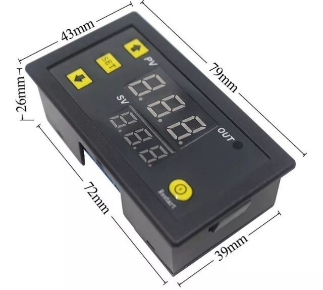 Termostato Com Sensor Controlador Temperatura W3230 Ntc 50ºc A 120ºc 20a COD-AM323 - Foto 3