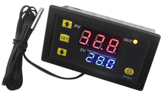 Termostato Com Sensor Controlador Temperatura W3230 Ntc 50ºc A 120ºc 20a COD-AM323 - Foto 2