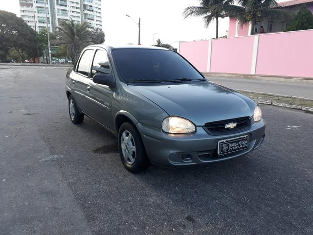 Corsa Sedan Spirit com ar condicionado e direção hidráulica, revisado, conservado - Foto 3
