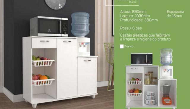 Armário Micro e Fruteira Dalia - Solare (Nova) Promoção