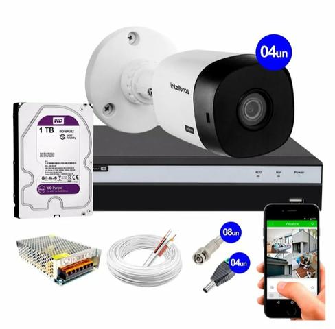 Kit completo de Câmeras Intelbras - Foto 2