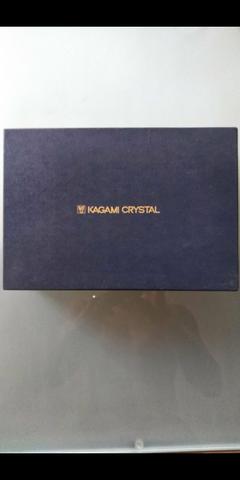 Conjunto de copos de cristal