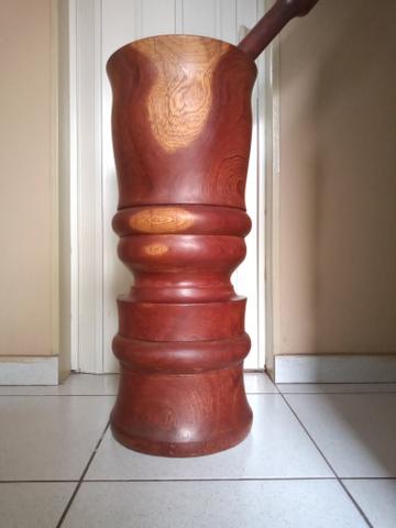 Socador madeira Pilão 75 cm altura - Foto 5