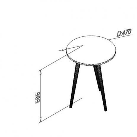 Mesa De Canto Retrô - Foto 2