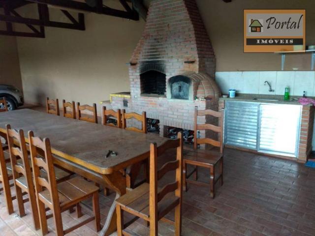 Chácara com 2 dormitórios para alugar, 250 m² por R$ 2.600/mês - Gramado Santa Rita - Camp - Foto 4