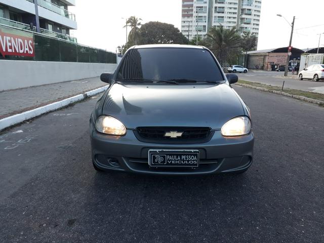 Corsa Sedan Spirit com ar condicionado e direção hidráulica, revisado, conservado - Foto 8