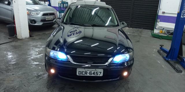 Vectra CD Automático 2.2 16v ano 2002 Completasso!!! Teto/Couro/Airbag duplo!! - Foto 3