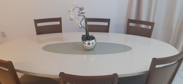 Conjunto mesa de jantar com 06 cadeiras - Foto 2