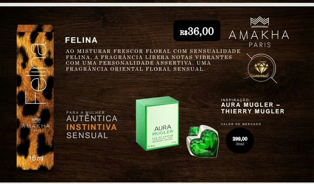 Perfume da marca Amaka Paris - Foto 5