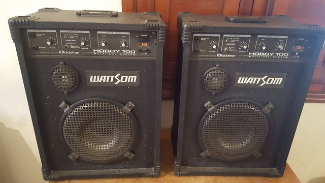 Caixa Amplificada WattSom Hobby 100 par