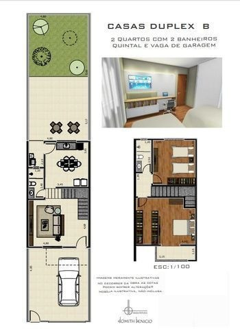 Bairro Jardim dos Alfineiros - Linda casa de 2 quartos quintal plano e murado e 2 vagas - Foto 4