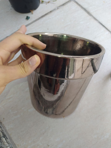Jarro para plantas prata lindo Ubá ou Jf - Foto 3