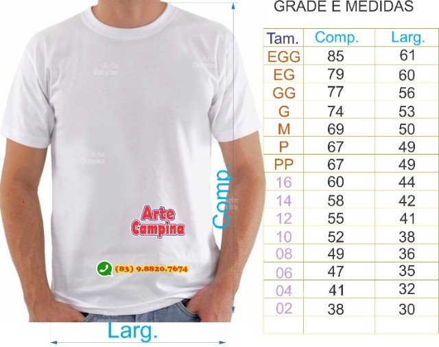 camisas personalizadas campina grande