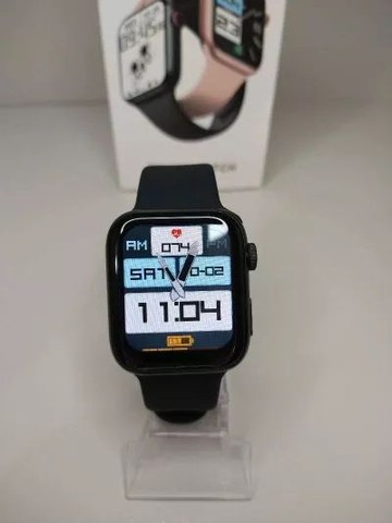 Relógio Smartwatch X8 Max Bluetooth Display 1.75 Foto Tela