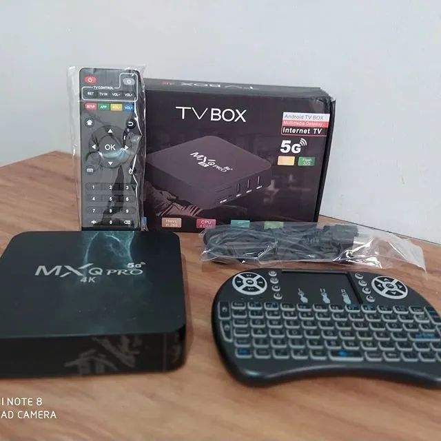 Tv Boxi + Mini teclado, ac. cartões e entregamos
