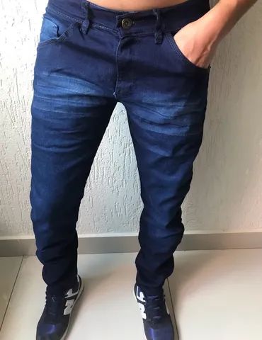 Calça jeans masculina, calça sarja e jogger masculino com elastano  - Foto 2