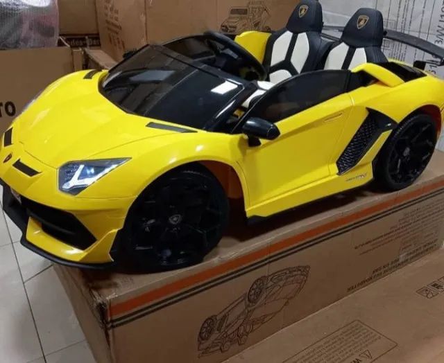 Carrinho Elétrico Lamborghini 24V com DVD Player - Foto 3