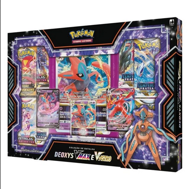 Box Baralho Pokémon Coleção Batalha Deoxys Vmax e V-Astro - Hobbies e  coleções - Centro, Florianópolis 1135120685