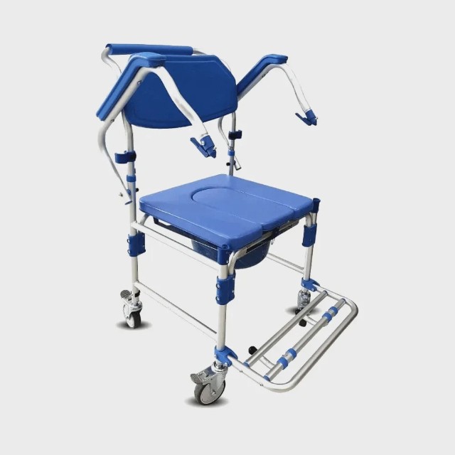 Cadeira De Banho Sanitária Higiênica Dobrável D60 Dellamed - Foto 3