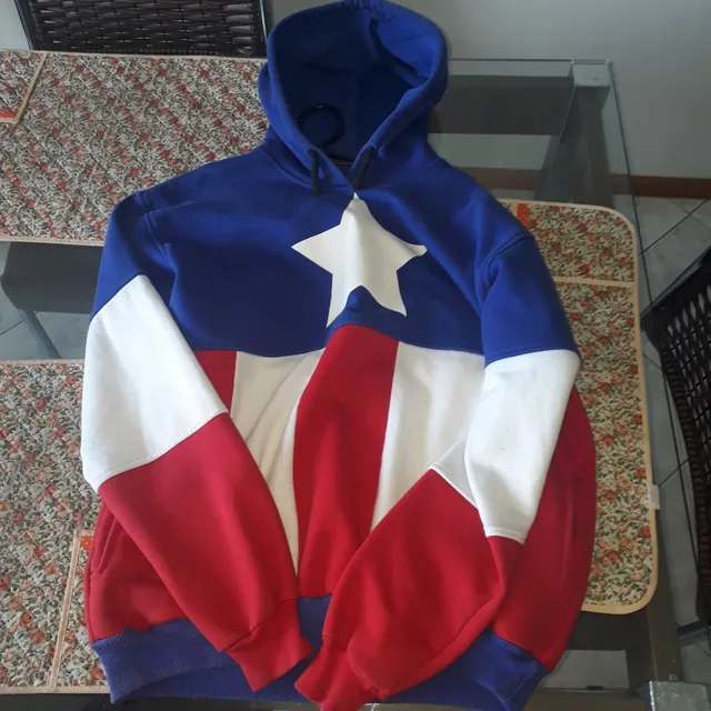 Casaco Moletom (Infantil/Capitão América)