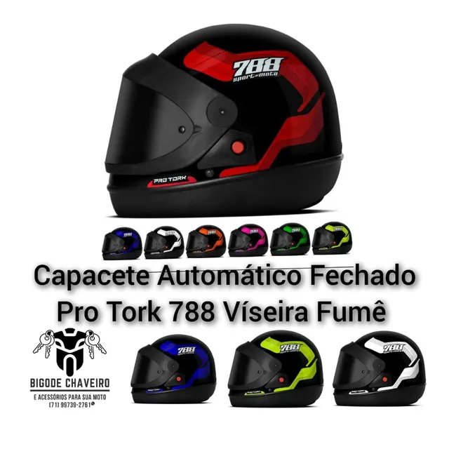 Pro Tork Capacete Sport Moto Taxi 60 Amarelo