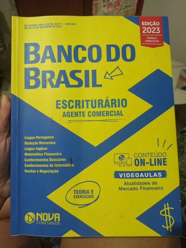 Kit Apostila Banco Do Brasil Escriturário + Questões - Solução Cursos e  Concursos