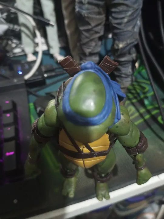 Tartarugas ninjas Leonardo movie neca original - Foto 5