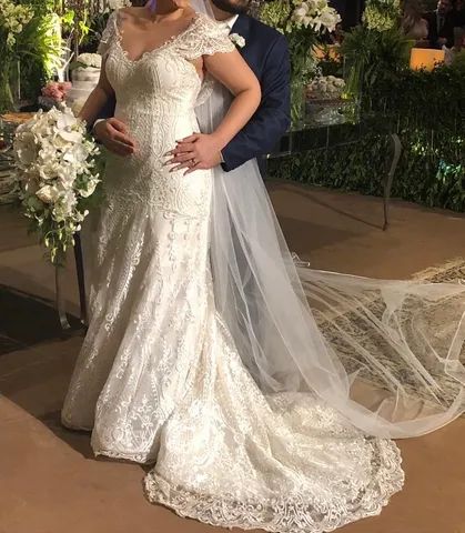 Vestido de noiva tamanho 42 - Foto 3